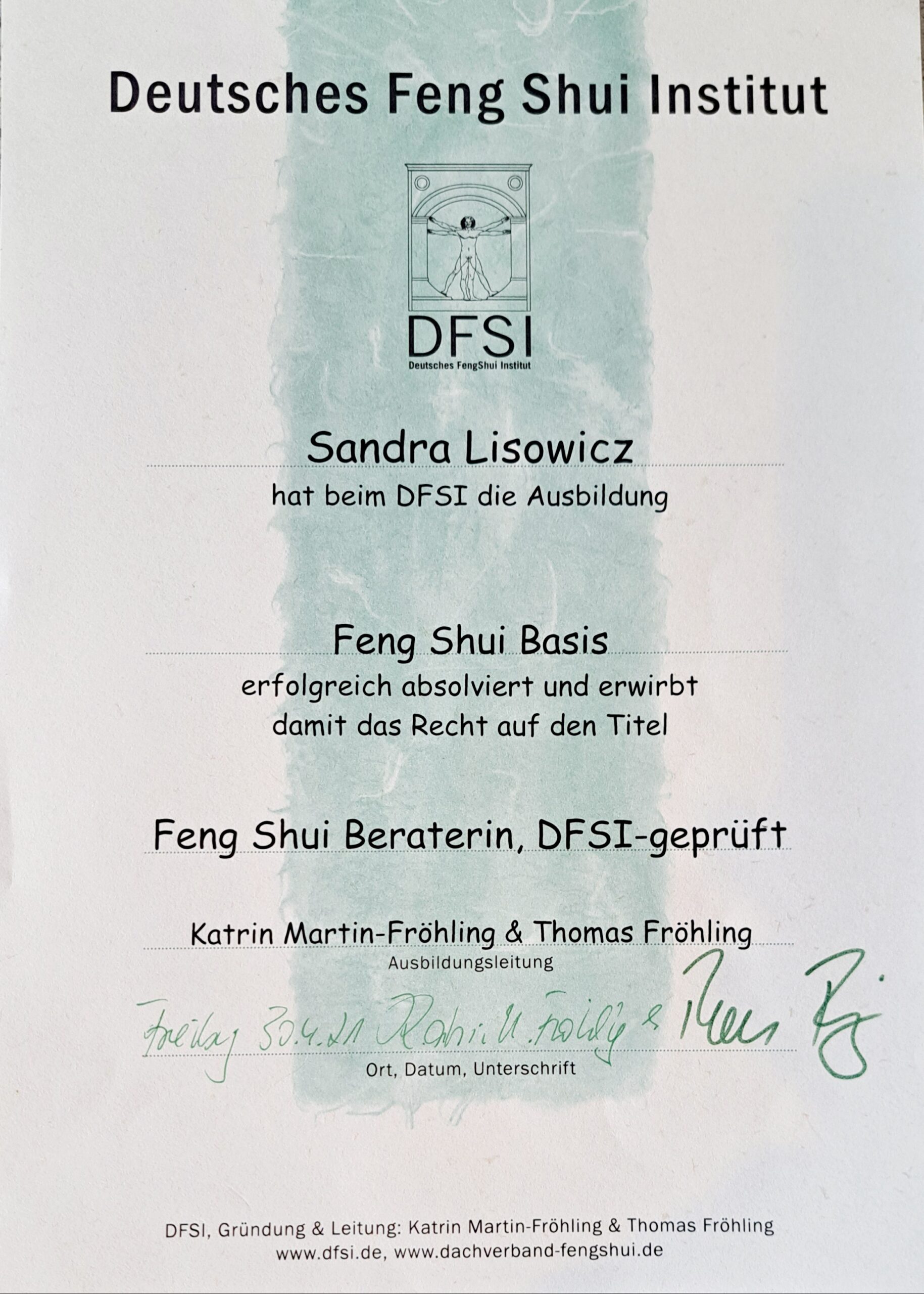 DFSI Feng Shui Basis